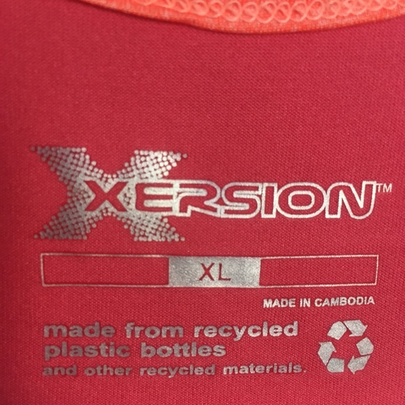 NWOT Xersion Orange & Pink Athletic Tank - Picture 3 of 4
